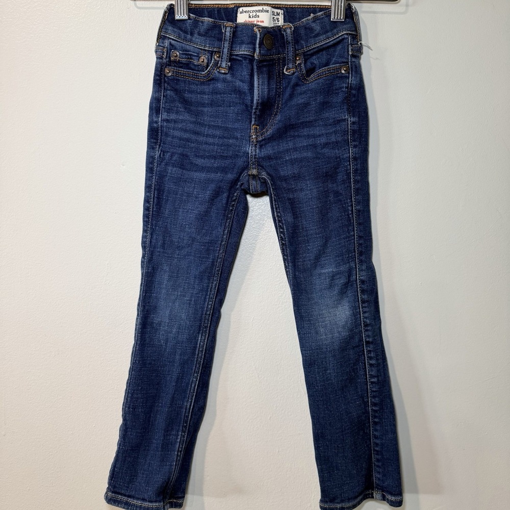 Abercrombie Kids Skinny Jean Size 5/6 slim blue